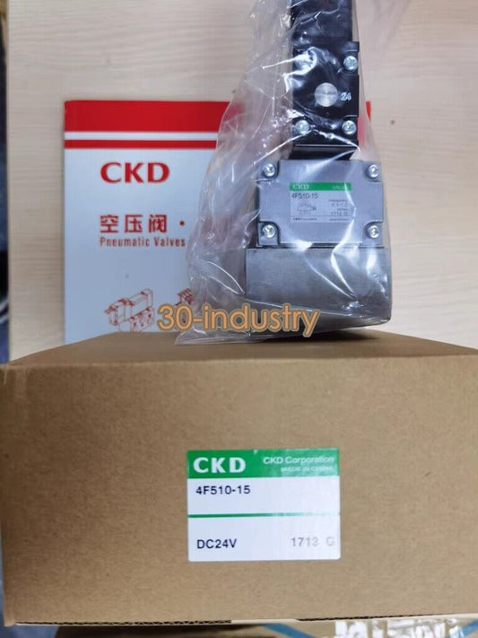 CKD 4F510-15-DC24V Solenoid Valve - 1PCS New - CKD