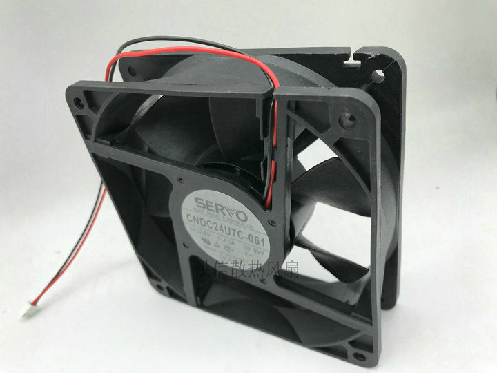 1pcs  SERVO CNDC24U7C-061 24V 0.45A 10.8W 12CM 12038 cooling fan