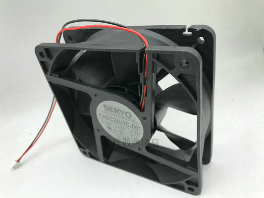 1pcs  SERVO CNDC24U7C-061 24V 0.45A 10.8W 12CM 12038 cooling fan