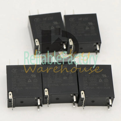 HF25F-024-H JQC-25F-024-H HongFa Power Relay 24VDC 20A 250VAC 3 Pins x 10PCS