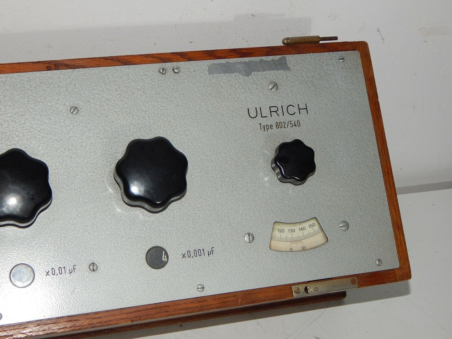 Used ULRICH ULP 802/540 Microfarad Decade - ULRICH