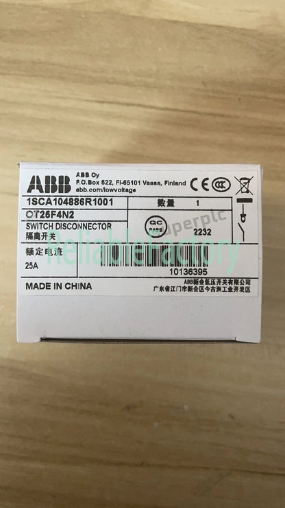 1PC ABB Disconnect Switch OT25F4N2 free shipping