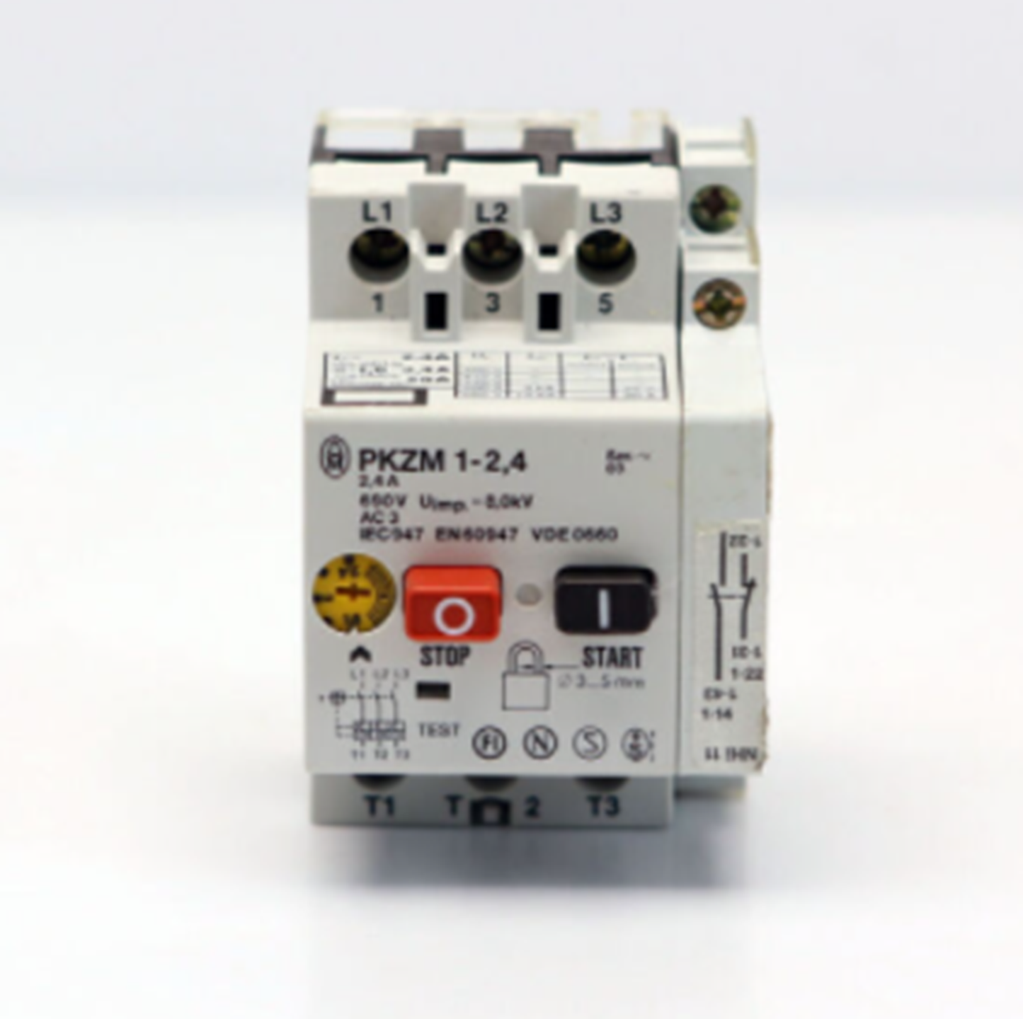 MOELLER PKZM1-2.4A Motor Circuit Breaker with High-Performance Motor Protection, Compact Design, and Easy Installation - MOELLER