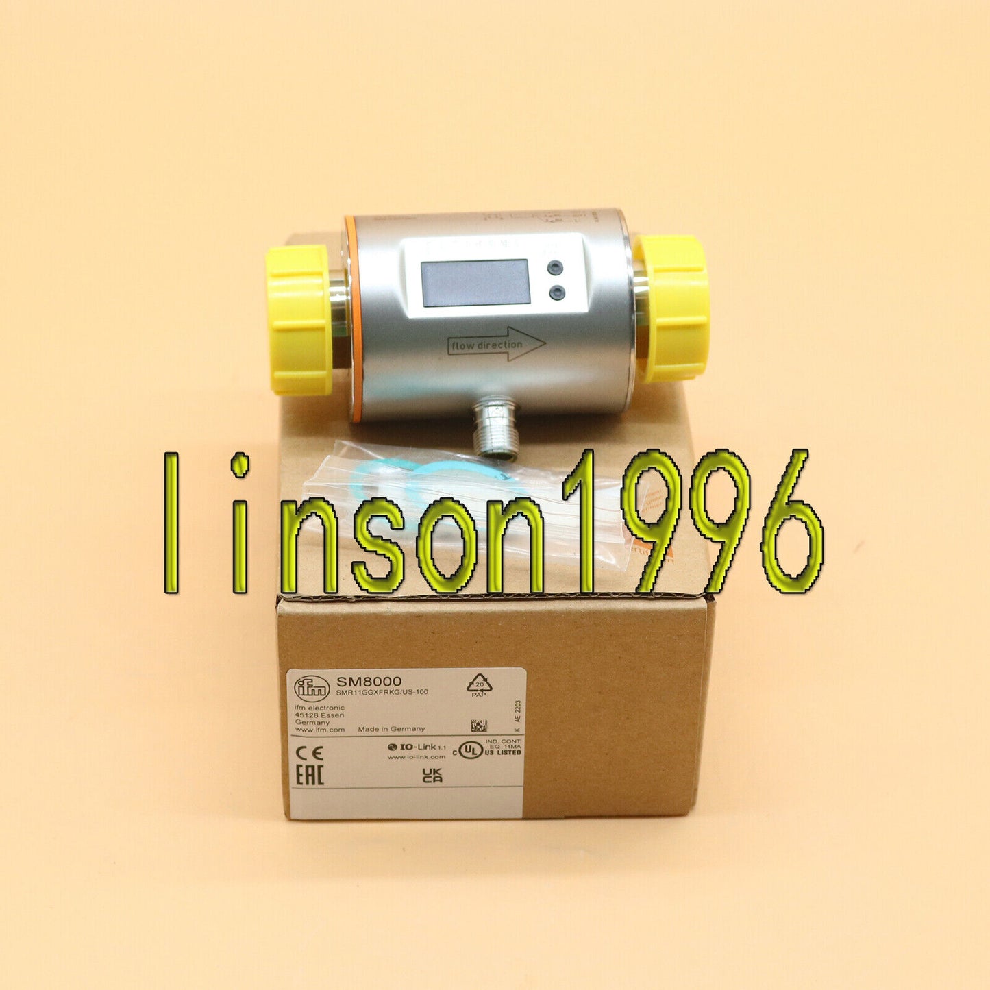 New 1-Piece SM8000 Flow Sensor Spot Stock - IFM