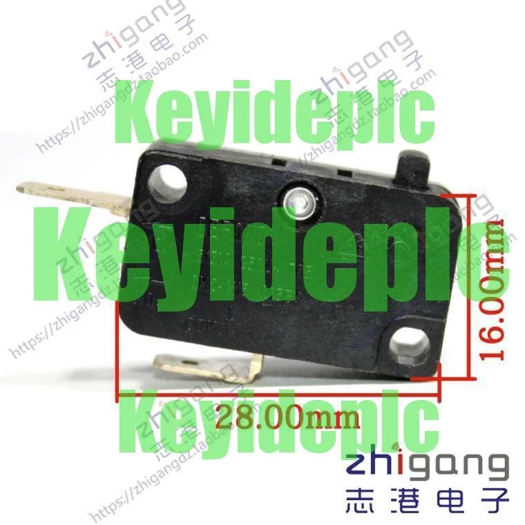 4pcs DEFOND DMC-1115 Micro Limit Switch 2 Pins 15A 250VAC NC. Com. Pin No Rod