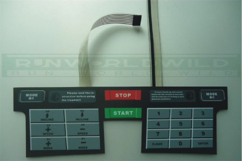 1PC  For Bailih580 Running Machine Membrane Keypad