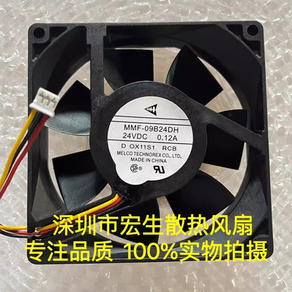 Mitsubishi MMF-09B24DH-RCB DC24V 0.12A 3-Pin Silent Cooling Fan