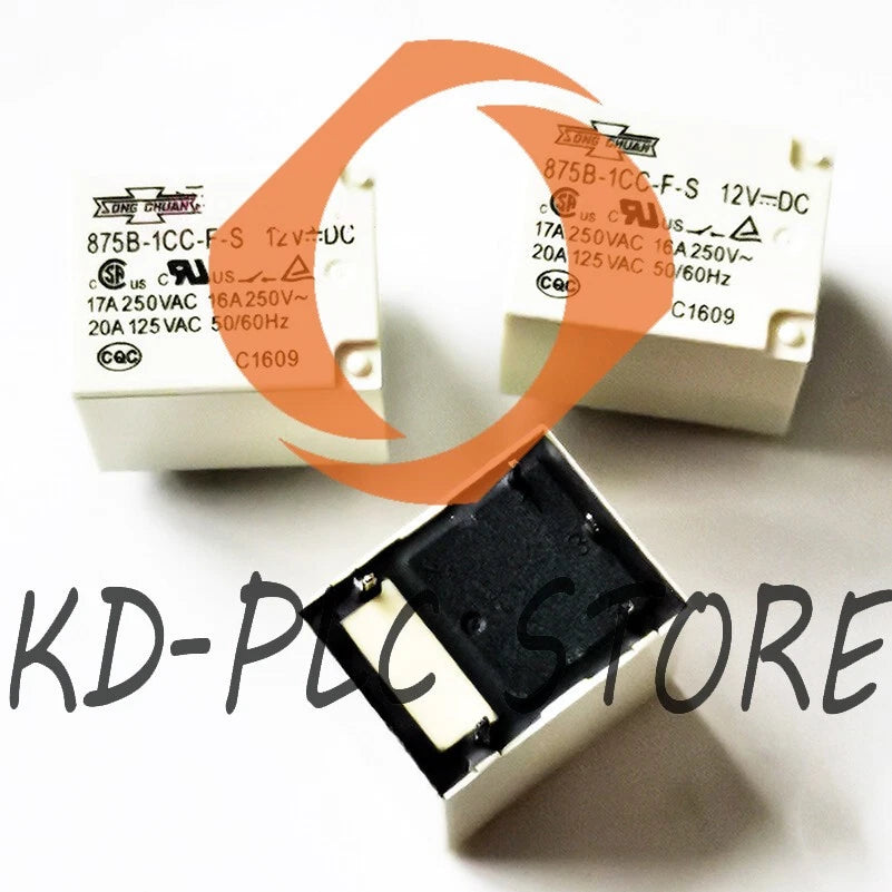 1PC Songchuan Relay 875B-1CC-F-S- 875B-1CC-F-C 12VDC Power Relay 5Pins