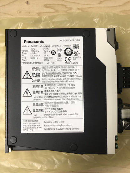 1PC PANASONIC AC SERVO DRIVER MBDHT2510NA1