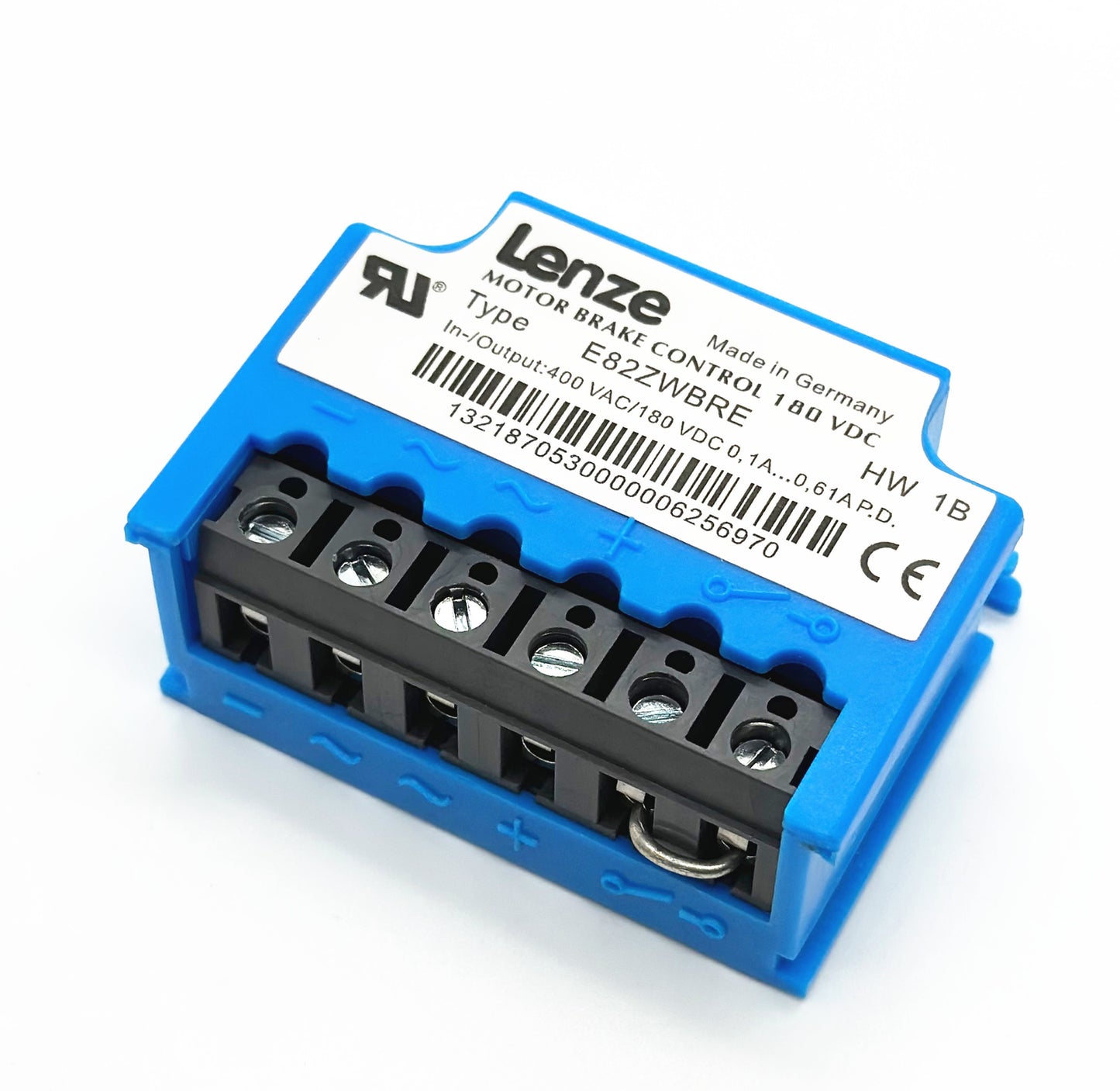 new E82ZWBRE Lenze MOTOR BRAKE CONTROL 180 VDC 400 VAC 0.61A