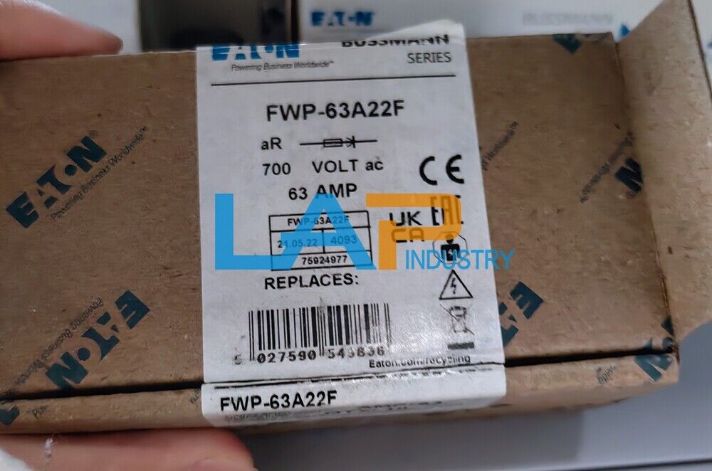 10PCS Bussmann Fuses FWP-63A22F 63A 700V - Box of 10 - BUSSMANN
