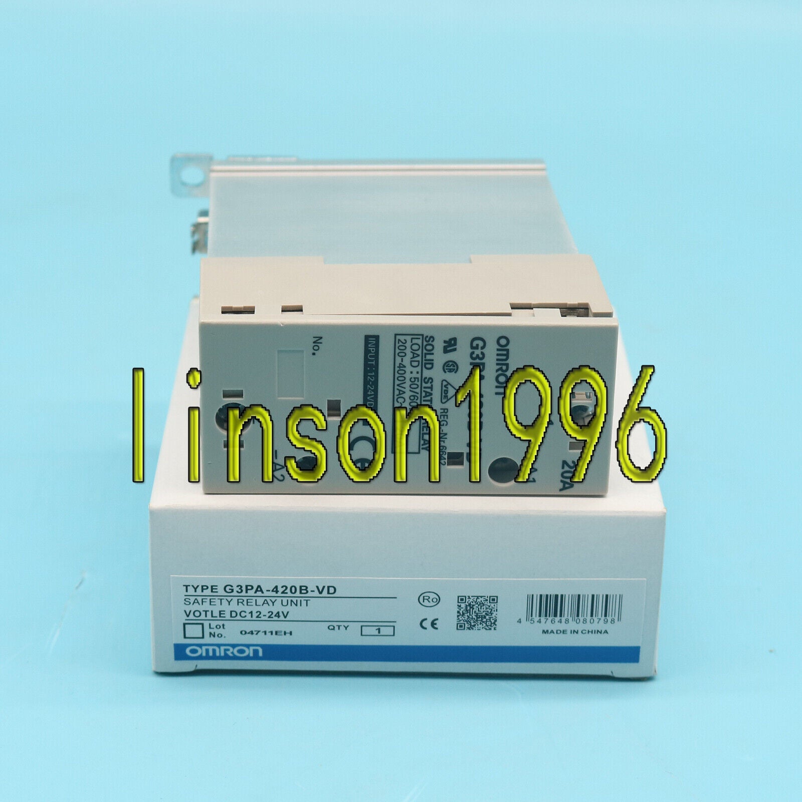 OMRON G3PA-420B-VD 12-24VDC Solid State Relay - OMRON
