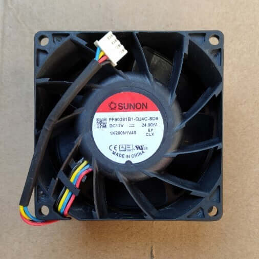 SUNON PF80381B1-Q24C-SD9 8038 12V 24W PWM 4-wire cooling fan