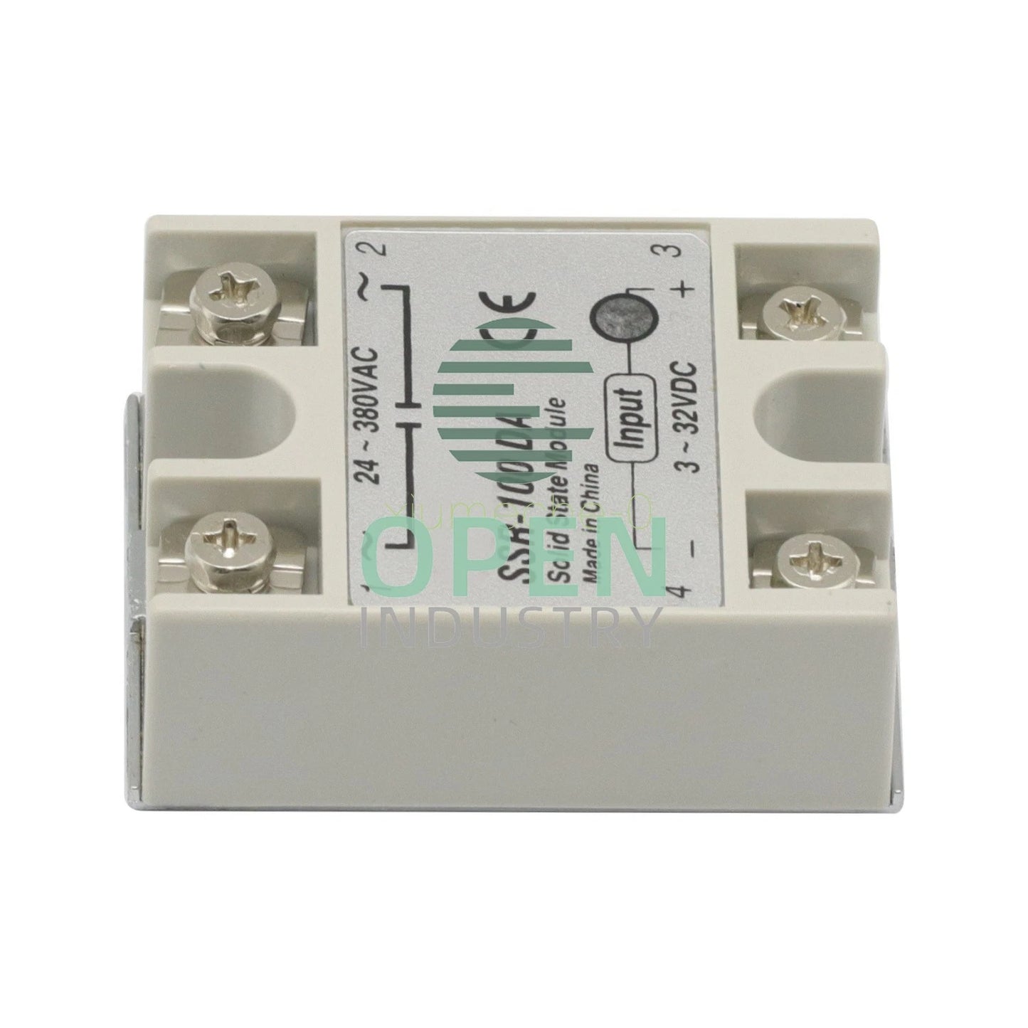 24V-380V 100A 250V SSR-100 DA Solid State Relay Module 3-32V DC To AC