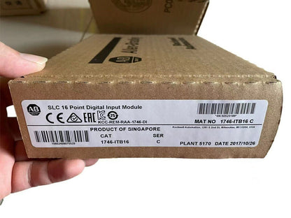 New Factory Sealed AB 1746-ITB16 SER C SLC 500 16 Point Digital Input Module - FACTORY SEALED