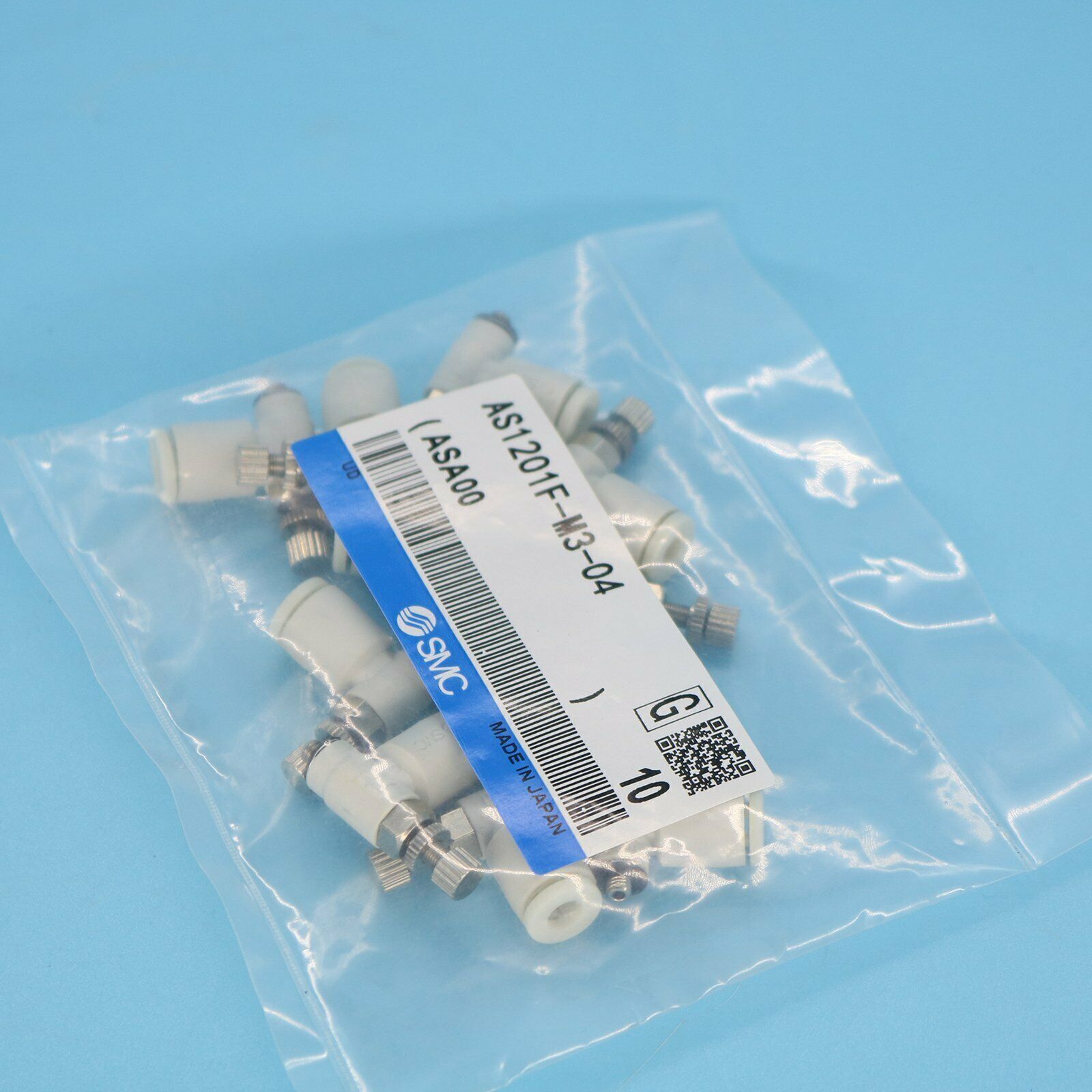 10-Piece SMC AS1201F-M3-04 Connection Joint - SMC