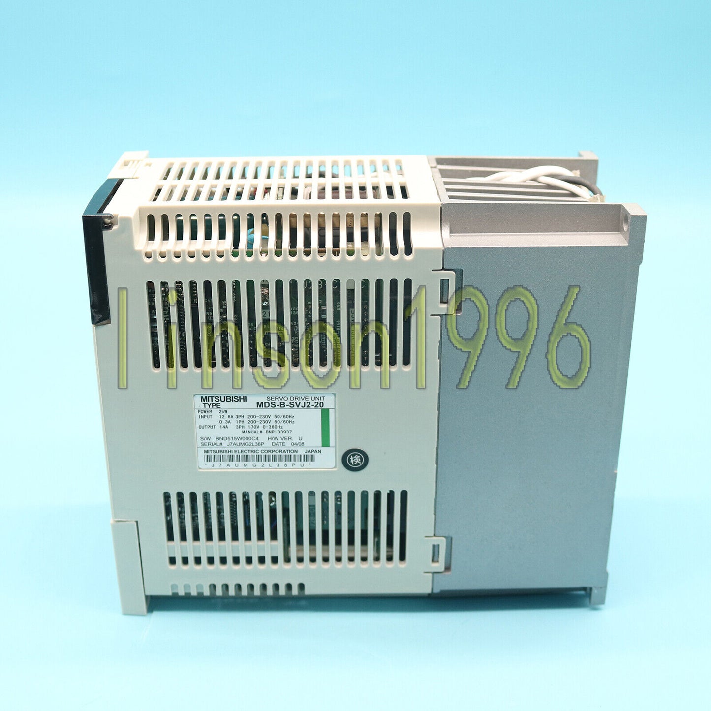 Mitsubishi Servo Drive Unit MDS-B-SVJ2-20 Tested Good Condition - MITSUBISHI