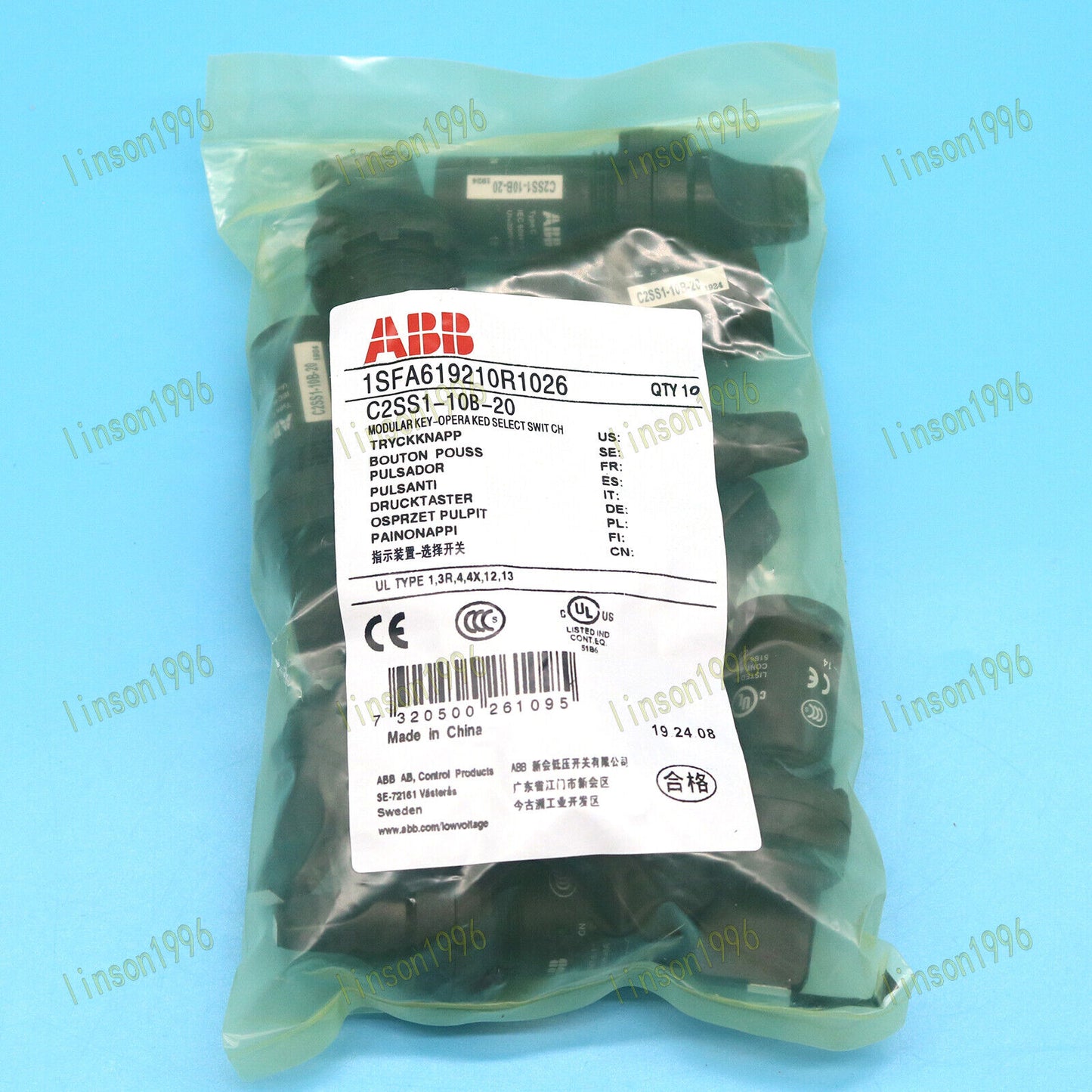 ABB C2SS1-10B-20 2NO Compact Selector Switch - ABB