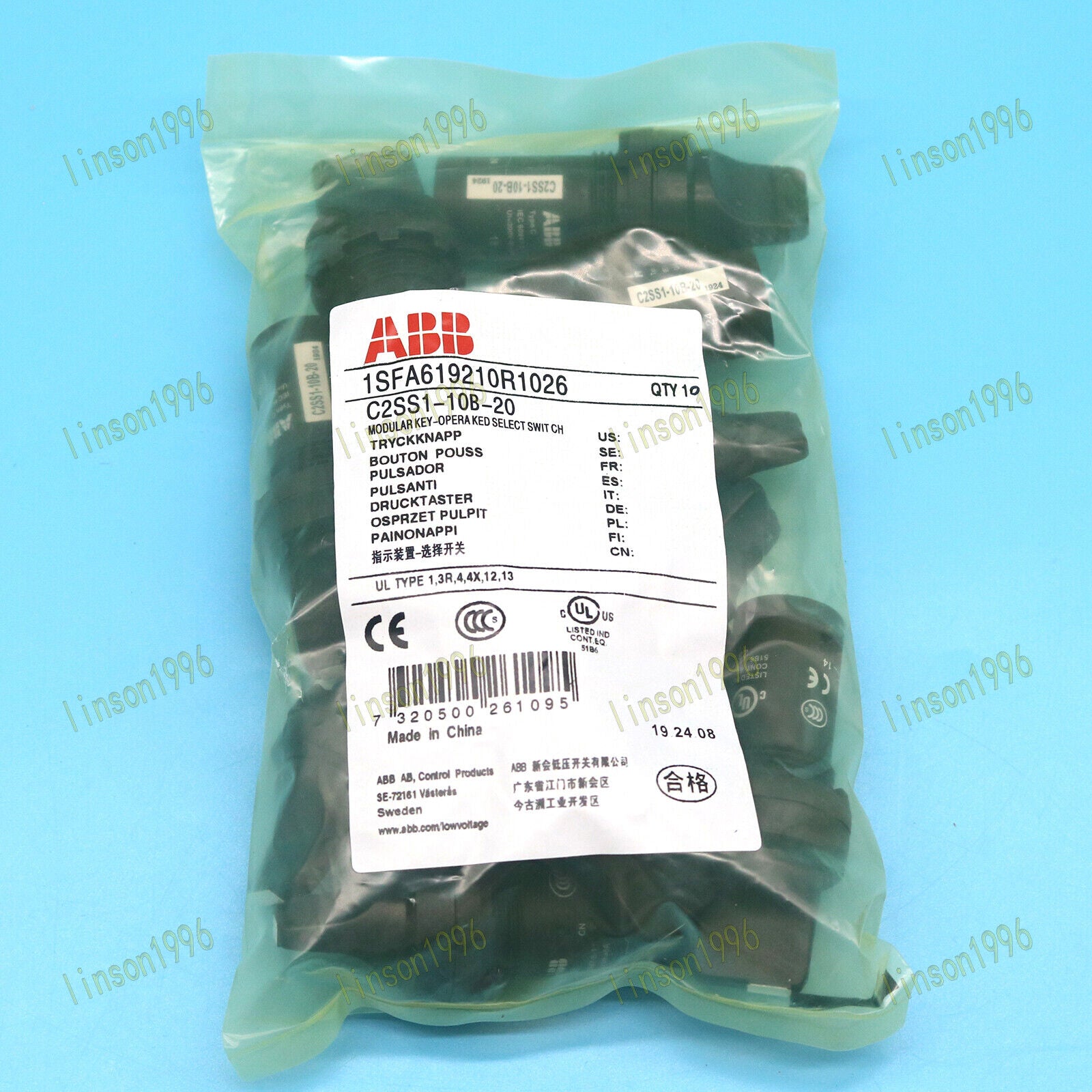 ABB C2SS1-10B-20 2NO Compact Selector Switch - ABB