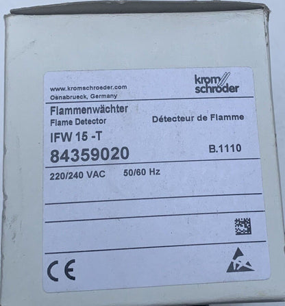 Burner Controller IFW15-T Flame Processor | New Product - BURNER