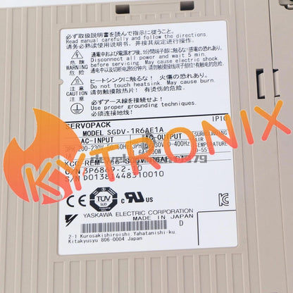 Yaskawa SGDV-1R6AE1A Servopack 3PH 0-230V 1.6A 200W SGDV1R6AE1A