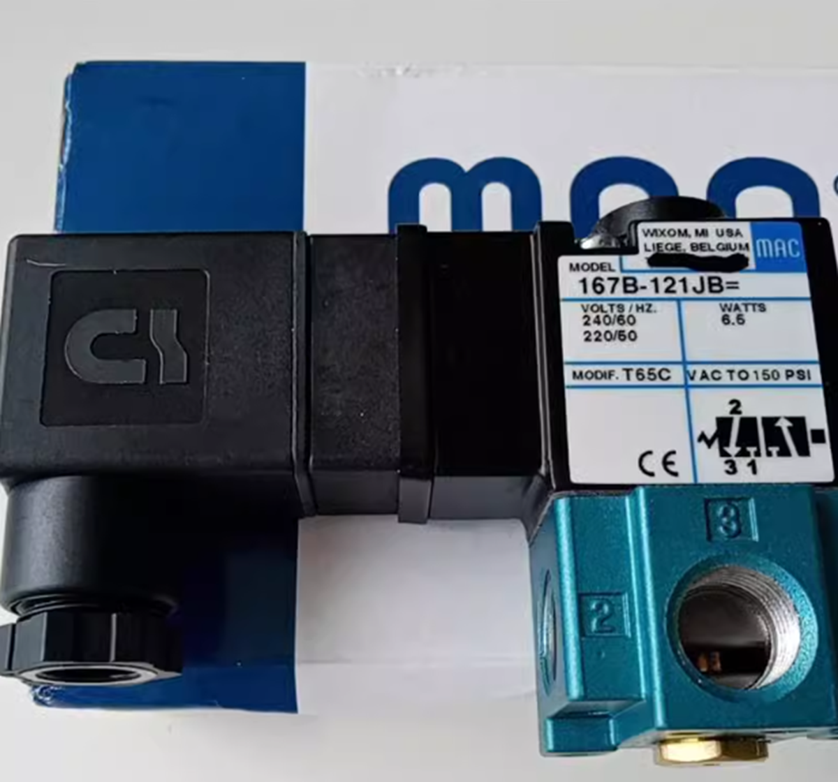 new  MAC 167B-121JB solenoid valve MAC