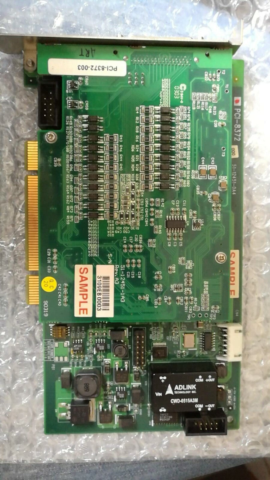 1pcs  ADLINK PCI-8372 Industrial Motherboard  test OK