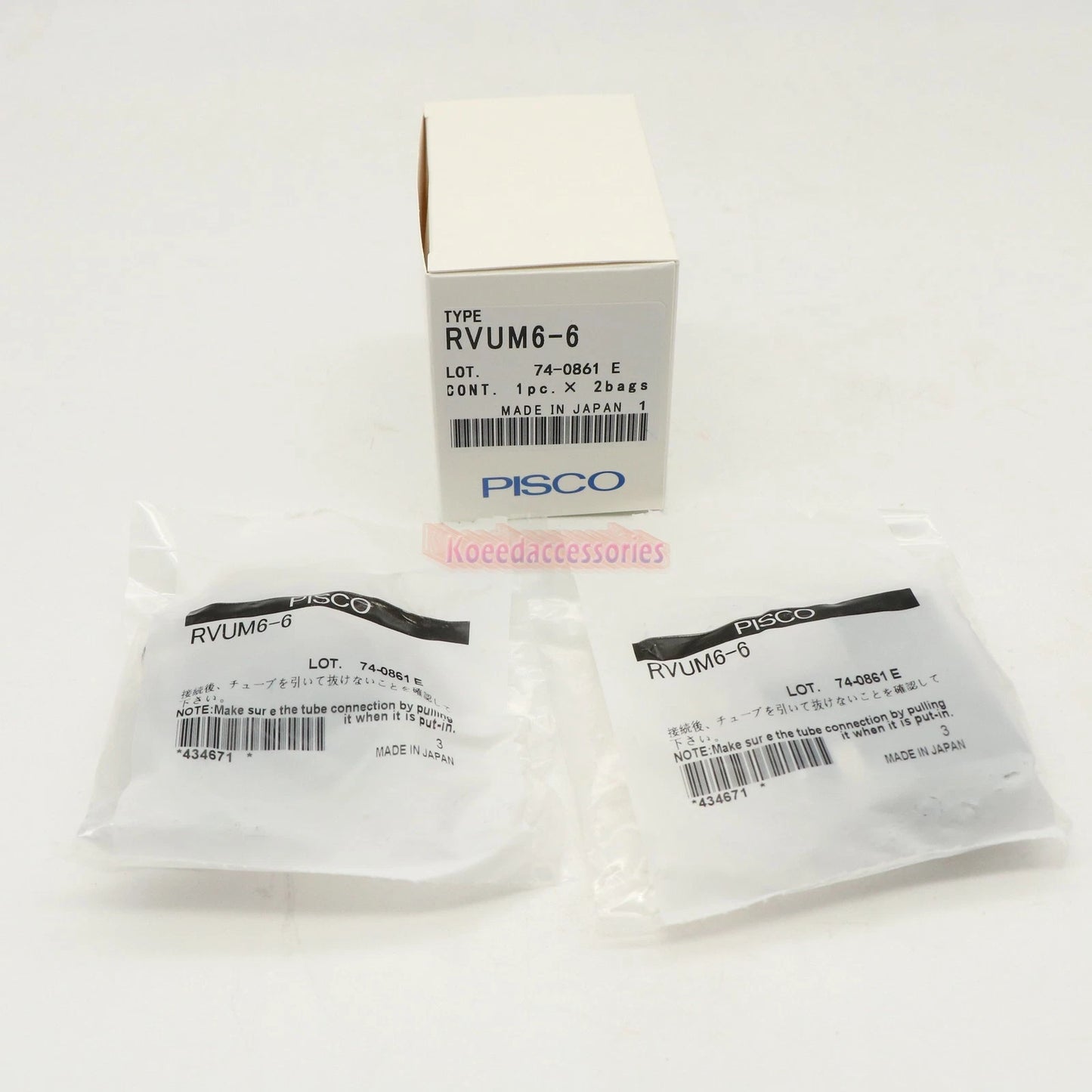 PISCO RVUM6-6 2PCS/Box