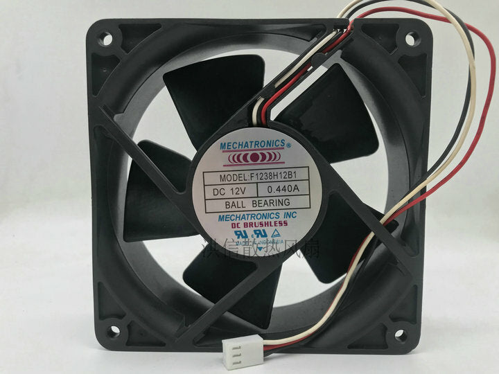 1pcs   MECHATRONICS  F1238H12B1 12V 0.440A  12038 chassis cooling fan
