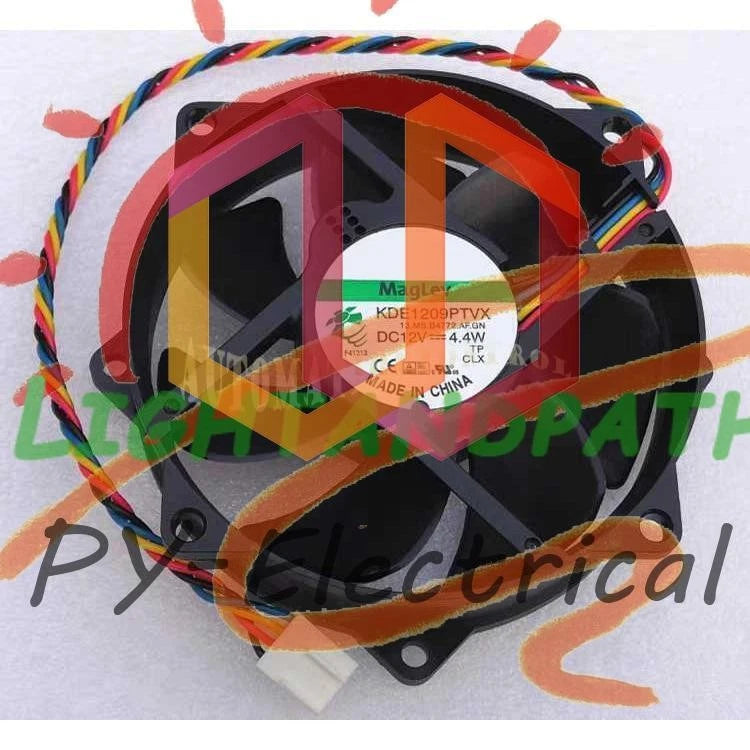 1PC For Sunon KDE1209PTVX 12V 4.4W 4Pin 90x25mm CPU Round Cooling Fan~