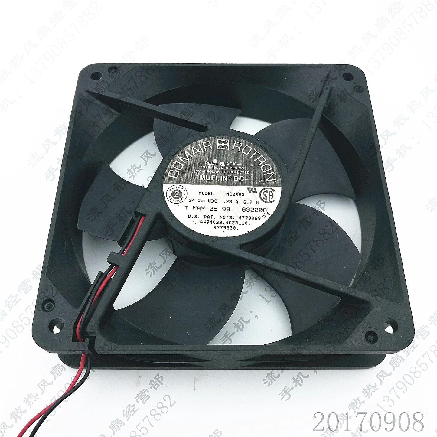 Comair Rotron MC24A3 12032 DC24V 6.7W 12CM 2-Wire Inverter Cooling Fan