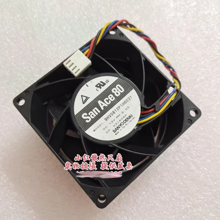 SanAce 9HV0812P1H6031 8038 12V 3.0A 8CM Super High Speed Cooling Fan