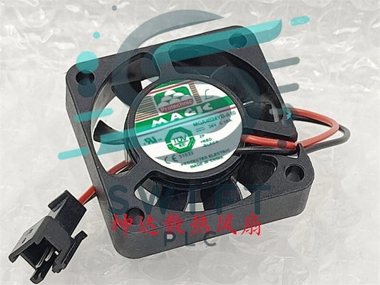 1 PCS MAGIC Fan MGA4024YB-A10 DC24V 0.10A 4cm 4010 2 wire inverter cooling fan