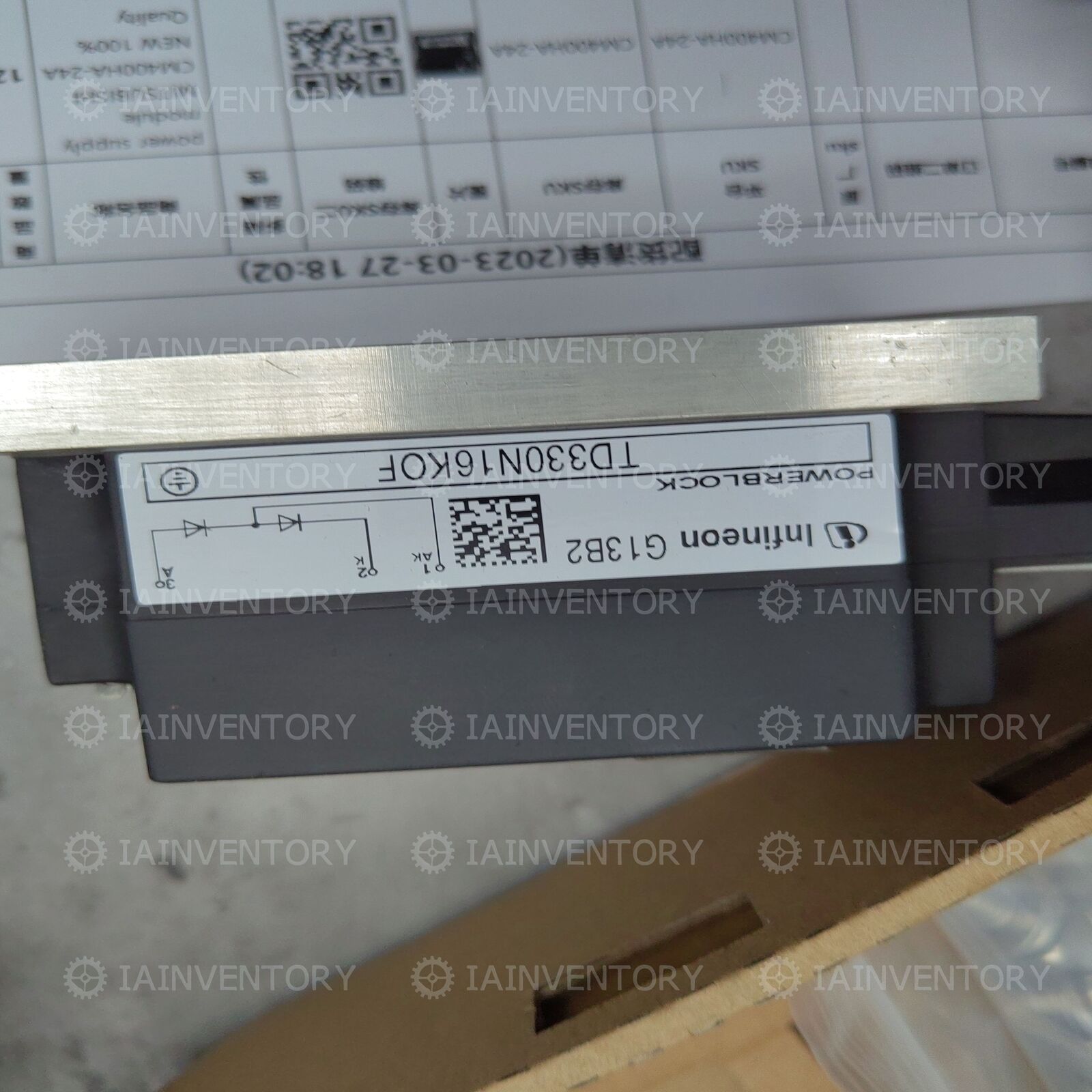 1PC NEW INFINEON TD330N16KOF Fast - High-Speed Performance - INFINEON