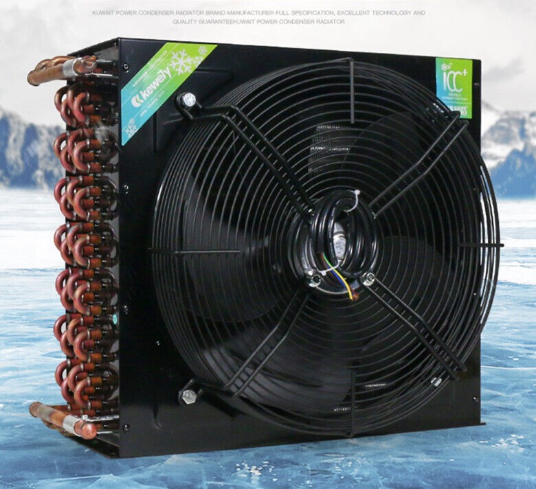 1Pcs  FNA-2.80/13.0 2HP 13m² condenser 220V copper tube aluminum radiator