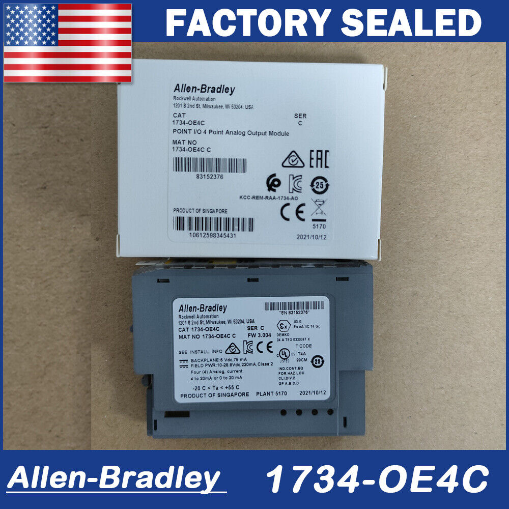 Allen-Bradley 1734-OE4C Point Output Module Factory Sealed - ALLEN-BRADLEY