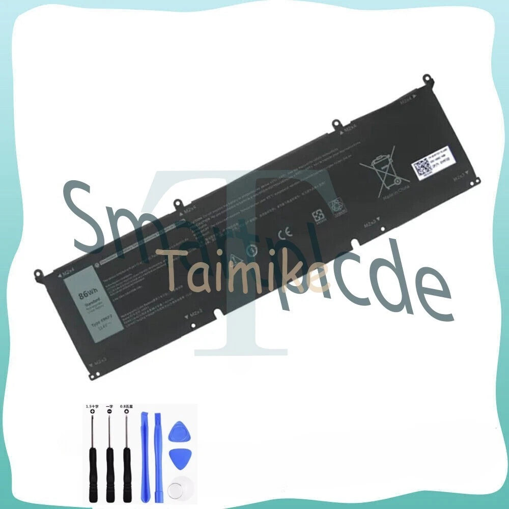 86Wh 69KF2 Battery For Dell XPS 15 9500 9510 Precision 5550 M59JH M15 M17