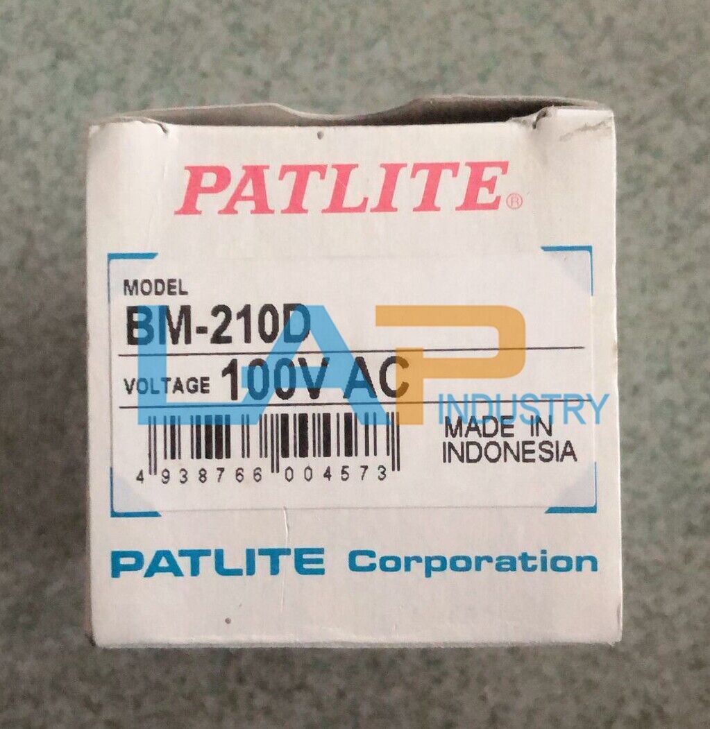 PATLITE BM-210D Miniature Electronic Sound Alarm AC 100V - PATLITE