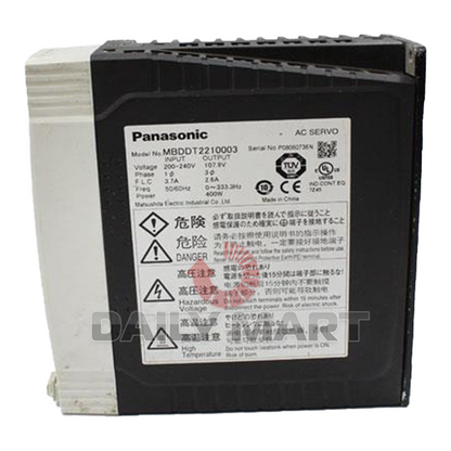 used & Tested PANASONIC MBDDT2210003 Servo Drive - PANASONIC