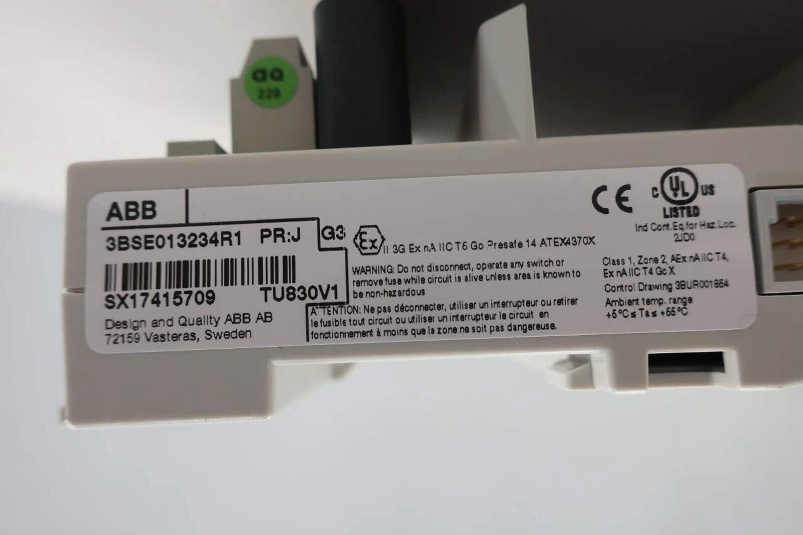 ABB DCS TU830V1 3BSE013234R1 ABB