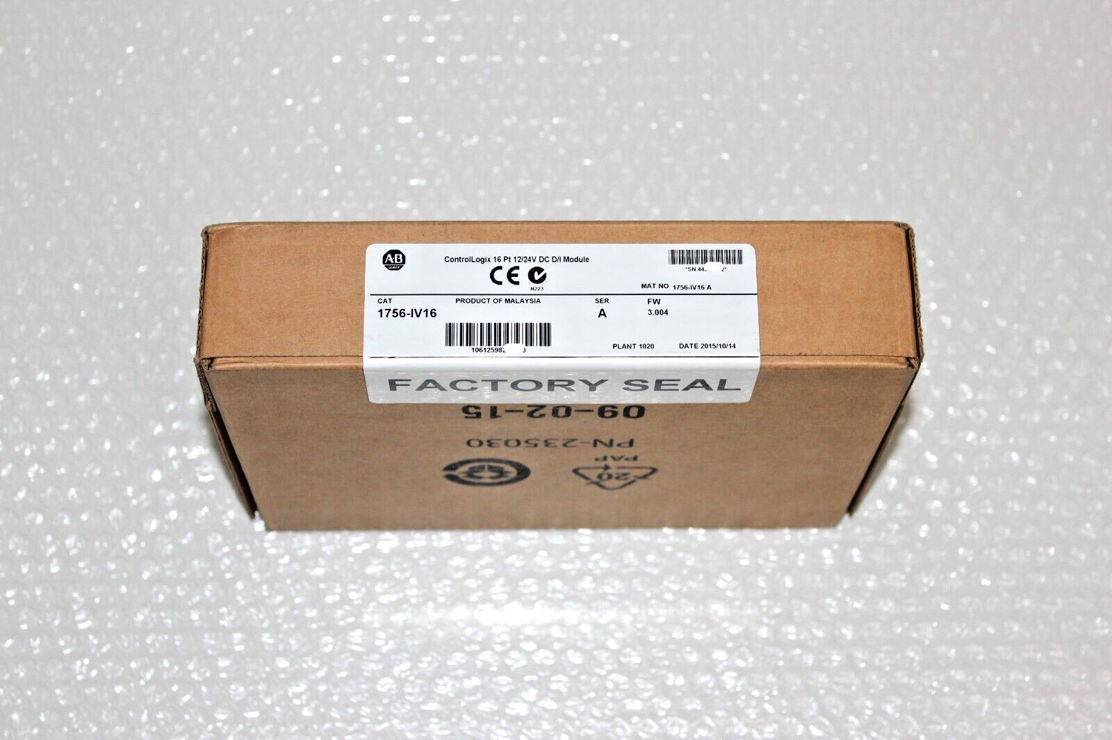 Factory Sealed Allen Bradley 1756-IV16 Module - ALLEN BRADLEY