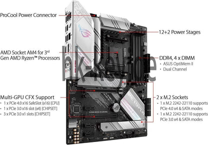 ASUS ROG STRIX B550-A GAMING AM4 AMD B550 SATA 6Gb/s ATX AMD Motherboard~