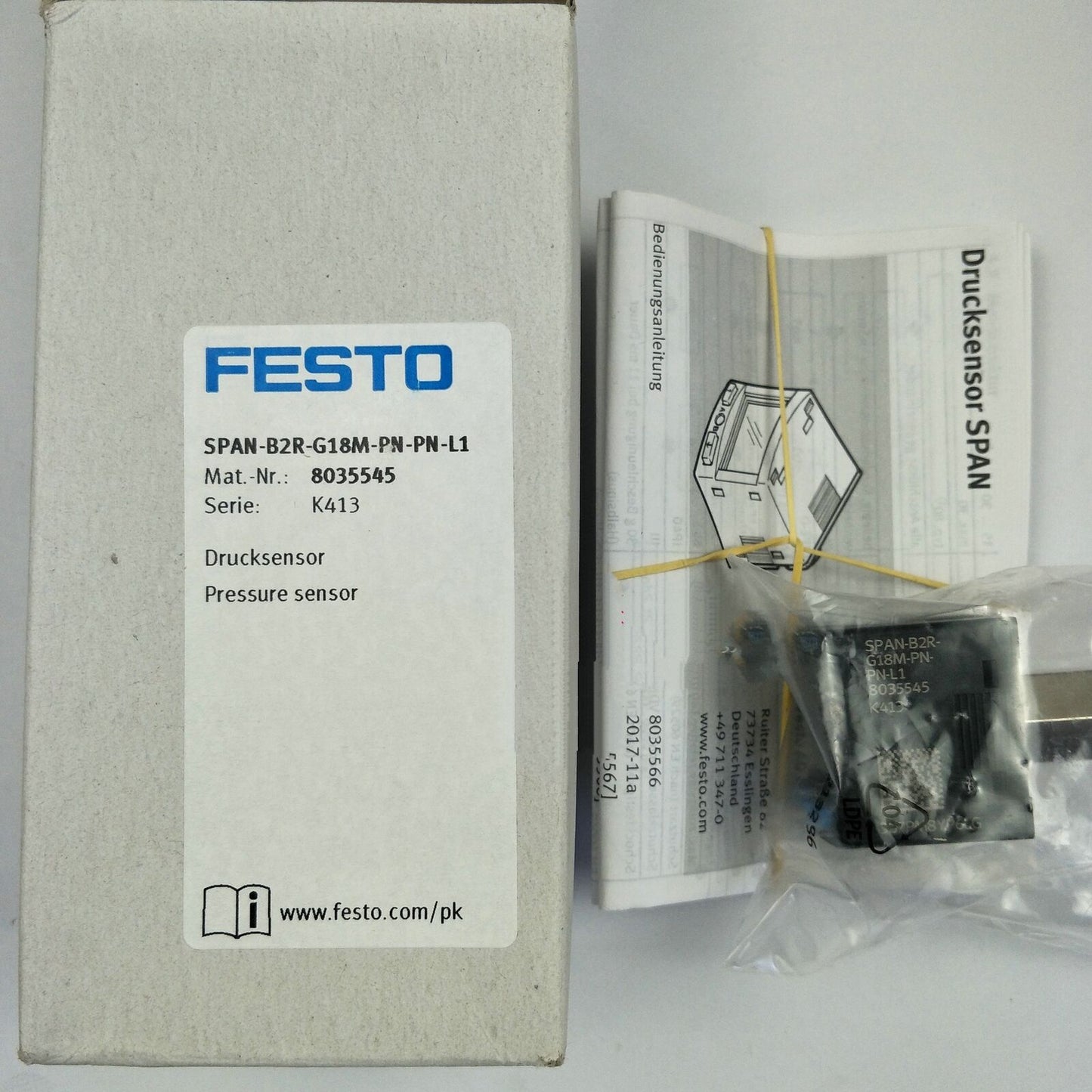 FESTO SPAN-B2R-G18M Pressure Sensor - FESTO