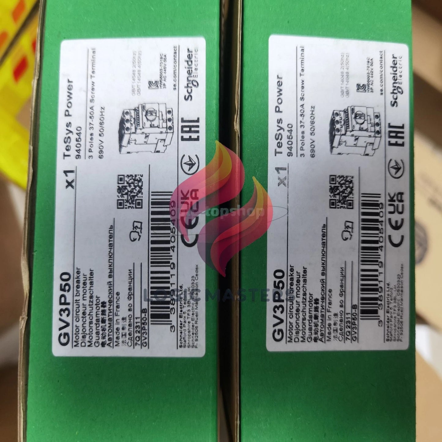 1PCS SND Electric GV3P50 TeSys GV3 Circuit Breaker Thermalmagnetic 37-50A