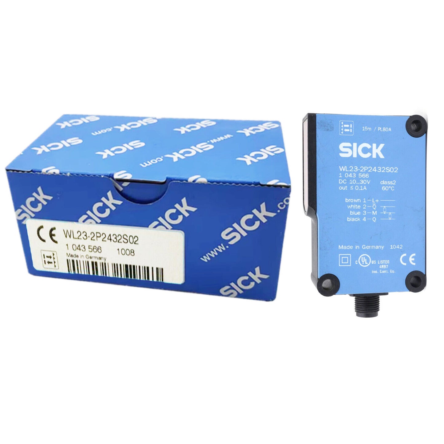 SICK WL23-2P2432S02 Photoelectric Retro-reflective Sensor - SICK
