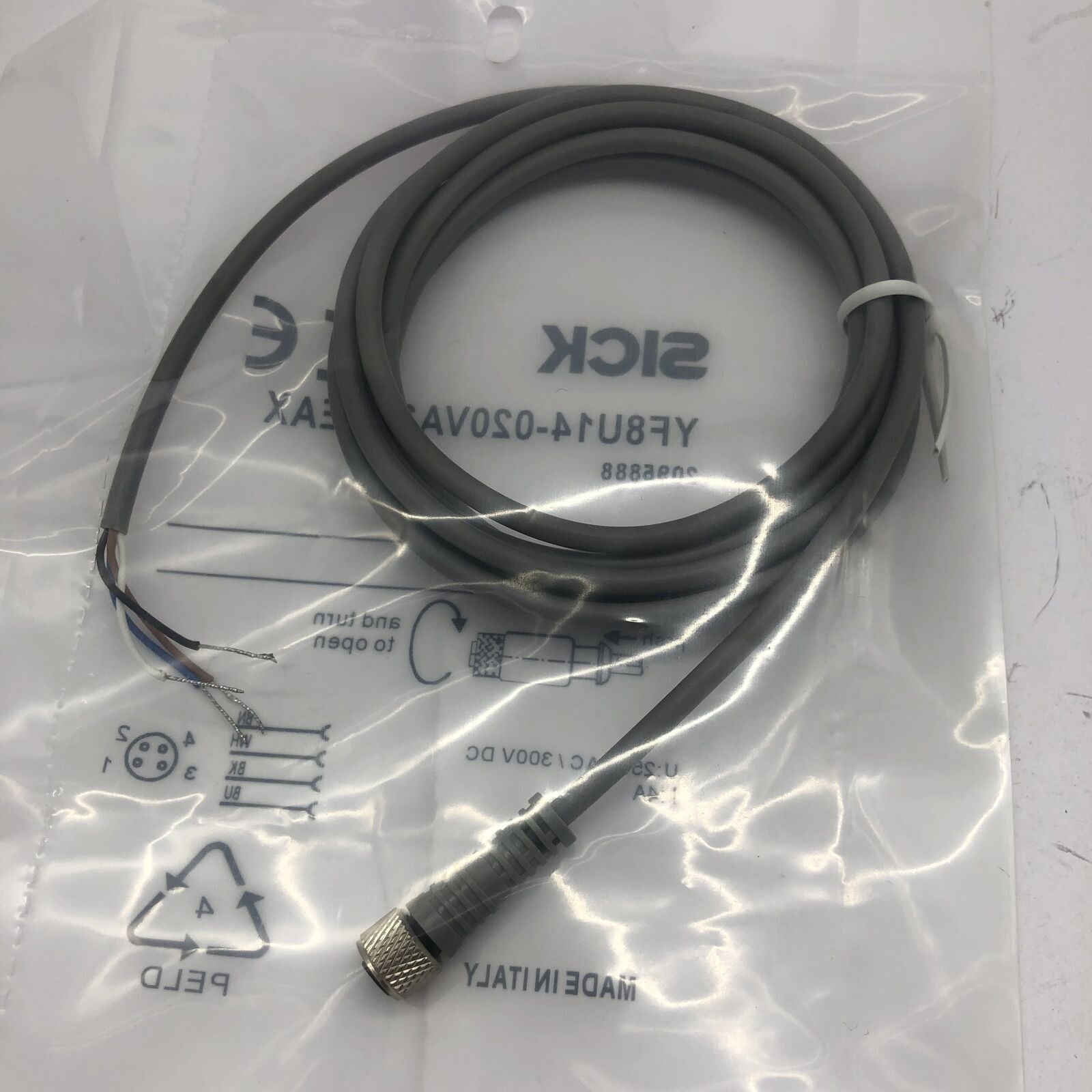SICK YF8U14-020VA3XLEAX Cable Adapter Sensor Cable - SICK