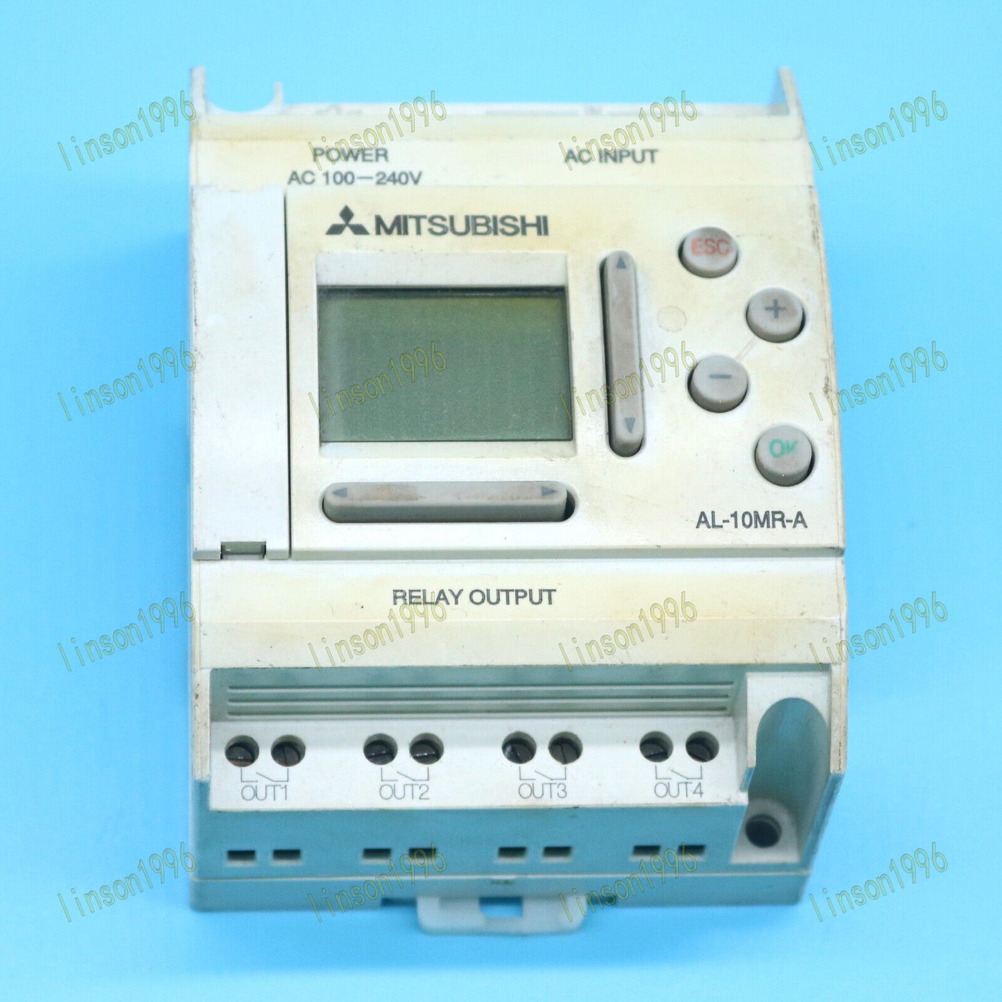 used ONE AL-10MR-A Mitsubishi LOGO PLC programmable controller tested in good - MITSUBISHI