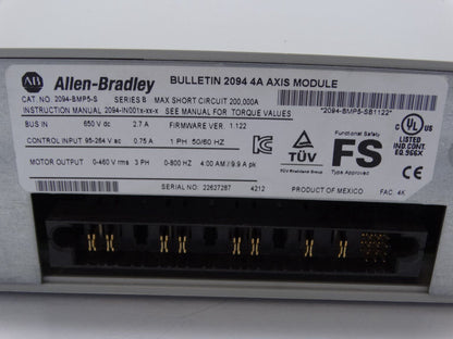 Allen Bradley 2094-BMP5 servo drive - ALLEN BRADLEY