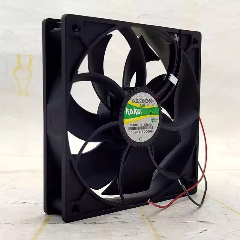 KAKU KA1225-4000D24B DC24V 0.39A 12CM Axial Cooling Fan