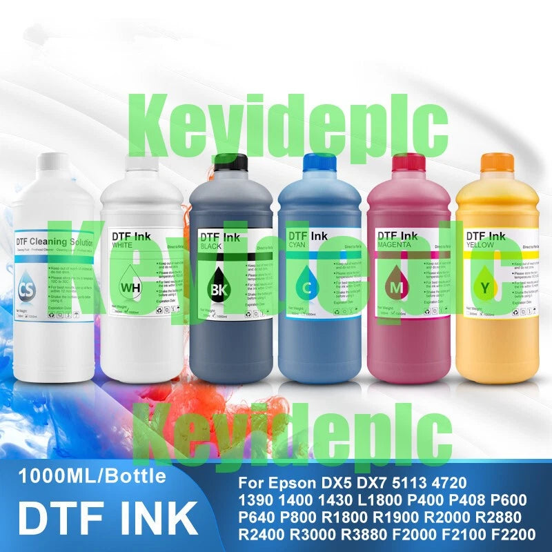 DTF Ink For Epson L1800 L805 1390 4720 I3200 F2000 F2100printerDX5 DX7 printhead